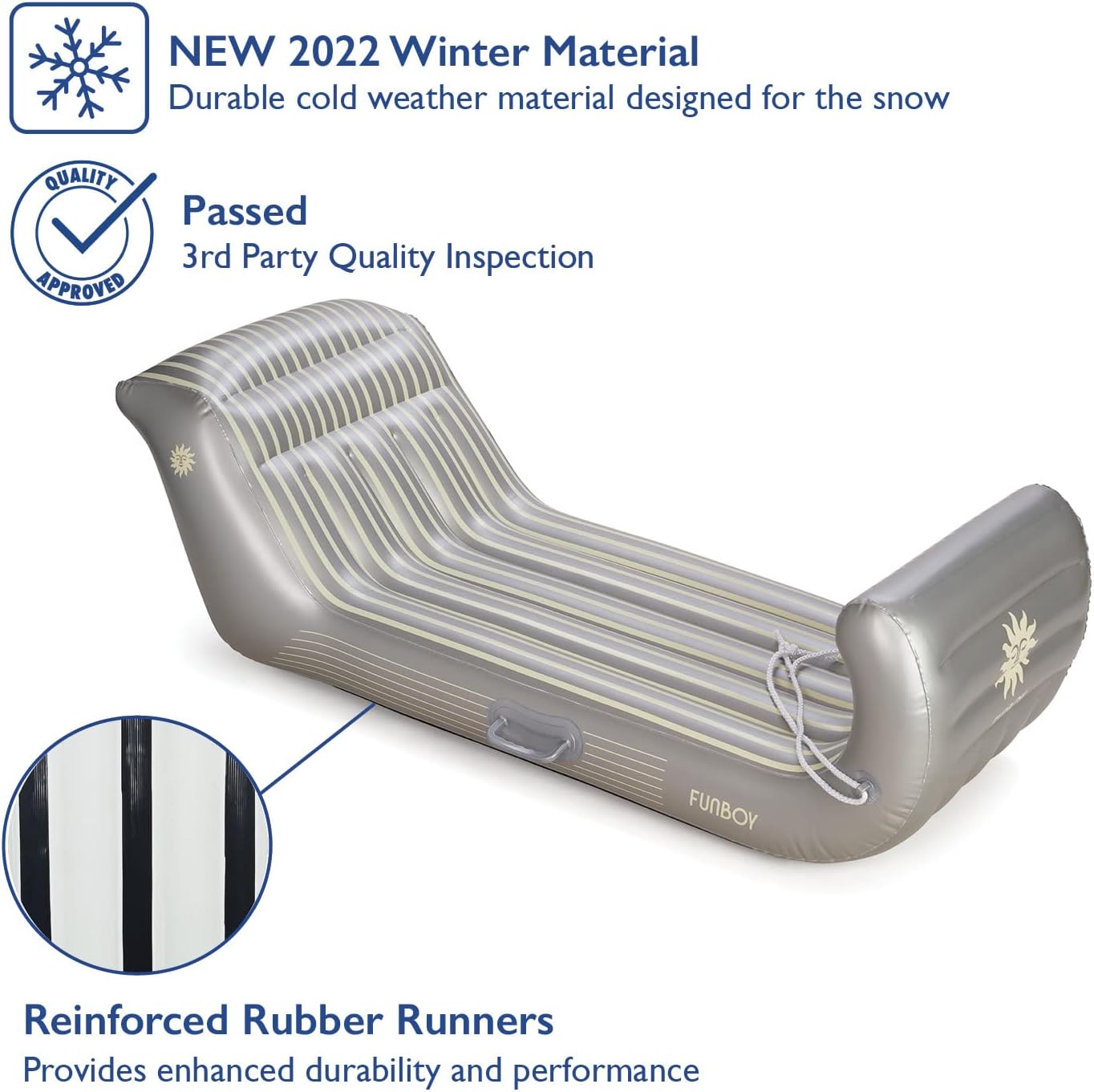 FUNBOY Inflatable Alpine Mountain Sleigh