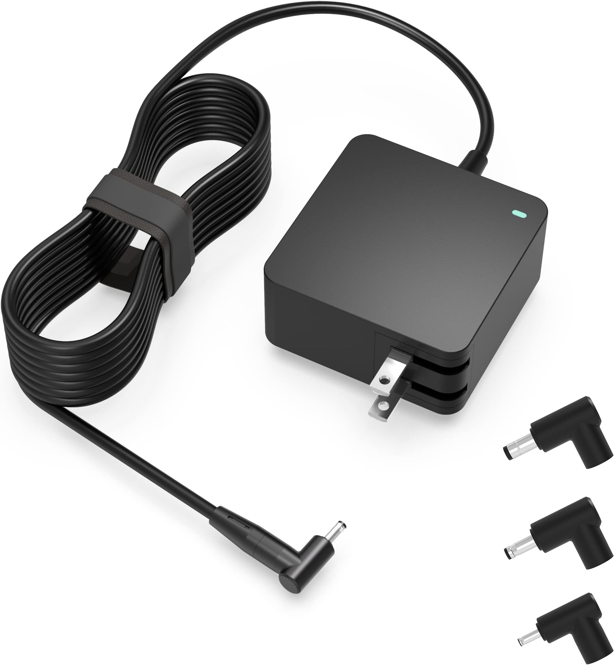 Nicpower Charger Fit for Asus Vivobook, Zenbook and More Laptop, Featuring Charging Indicator, Foldable Plug(Scratch-Resistant), 7.5Ft Power Cord, 65W/45W/33W