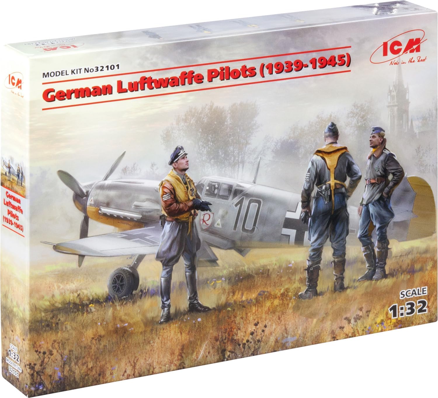 ICM ICM32101 1:32-German Luftwaffe Pilots (1939-1945)