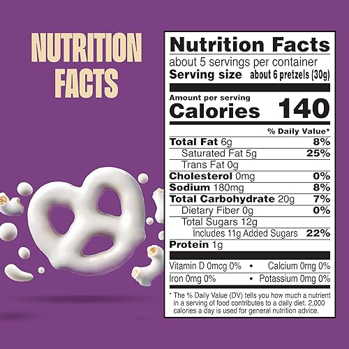 Miniatura 2 de Glutino Pretzels cubiertos de yogur sin gluten, 5.5 oz