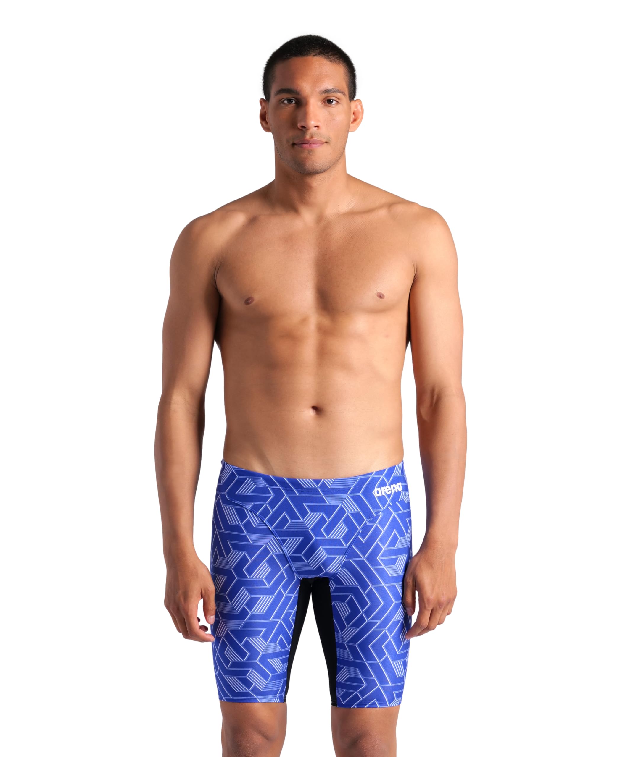 Arena Mens Arena Performance Men's Escape Swim Jammer Athletic Swimwear Professional Swimsuit