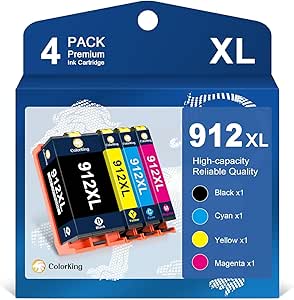 INK4U 912XL Multipack compatibel met HP 912 inktcartridges 912 XL voor HP OfficeJet Pro 8022 inktcartridges 8020 8024 8025 voor HP Officejet 8012 8014 8010 8015
