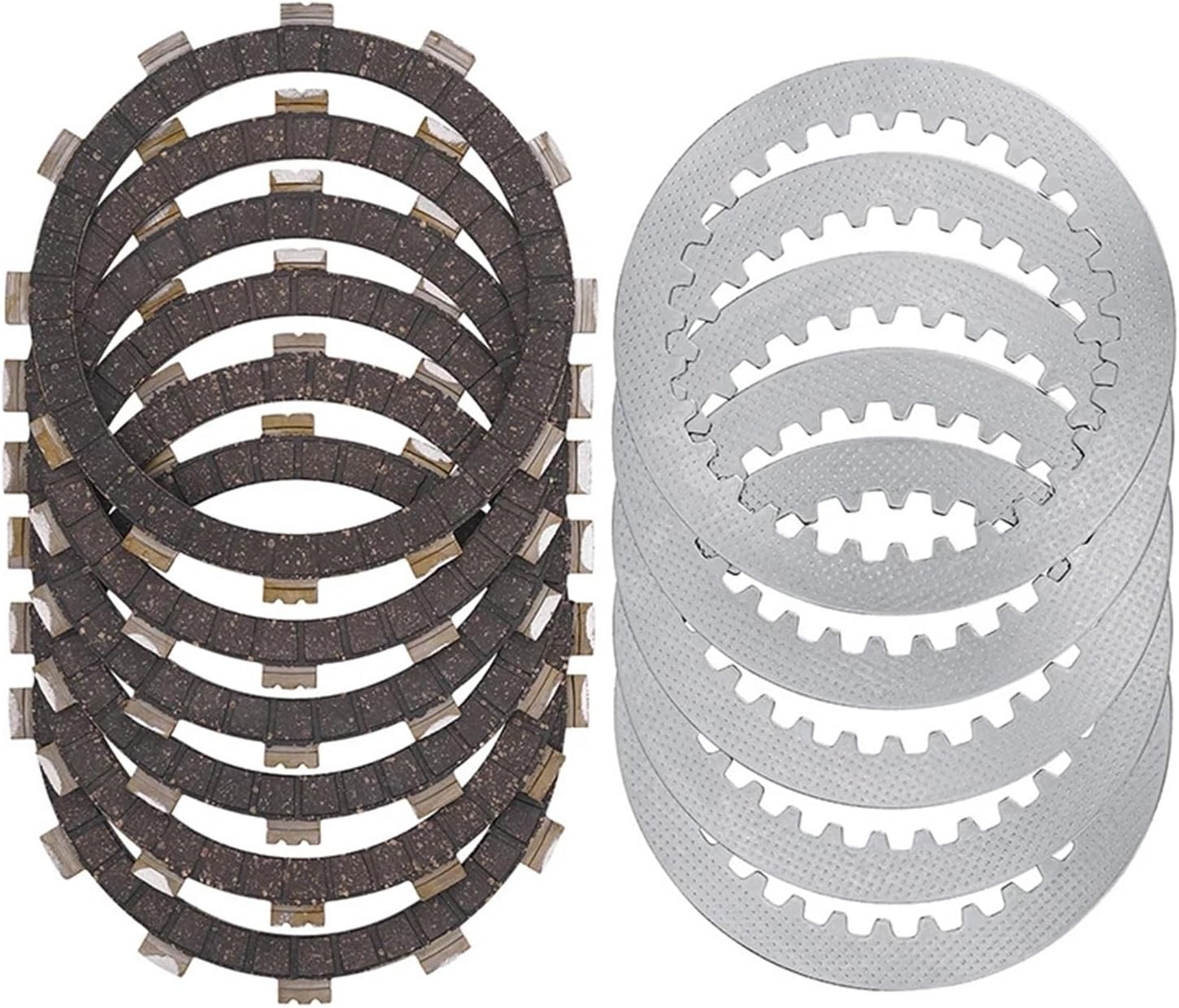 オートバイ用クラッチフリクションプレート＆スチールプレートキット Y XV400 XV500 XV535 XVS400 Virago