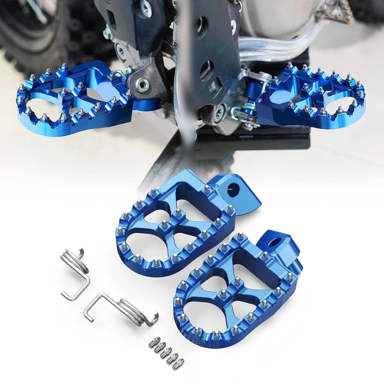 Repose-pieds moto cross compatible Yamaha YZ 125 250 et WR 250F 450F