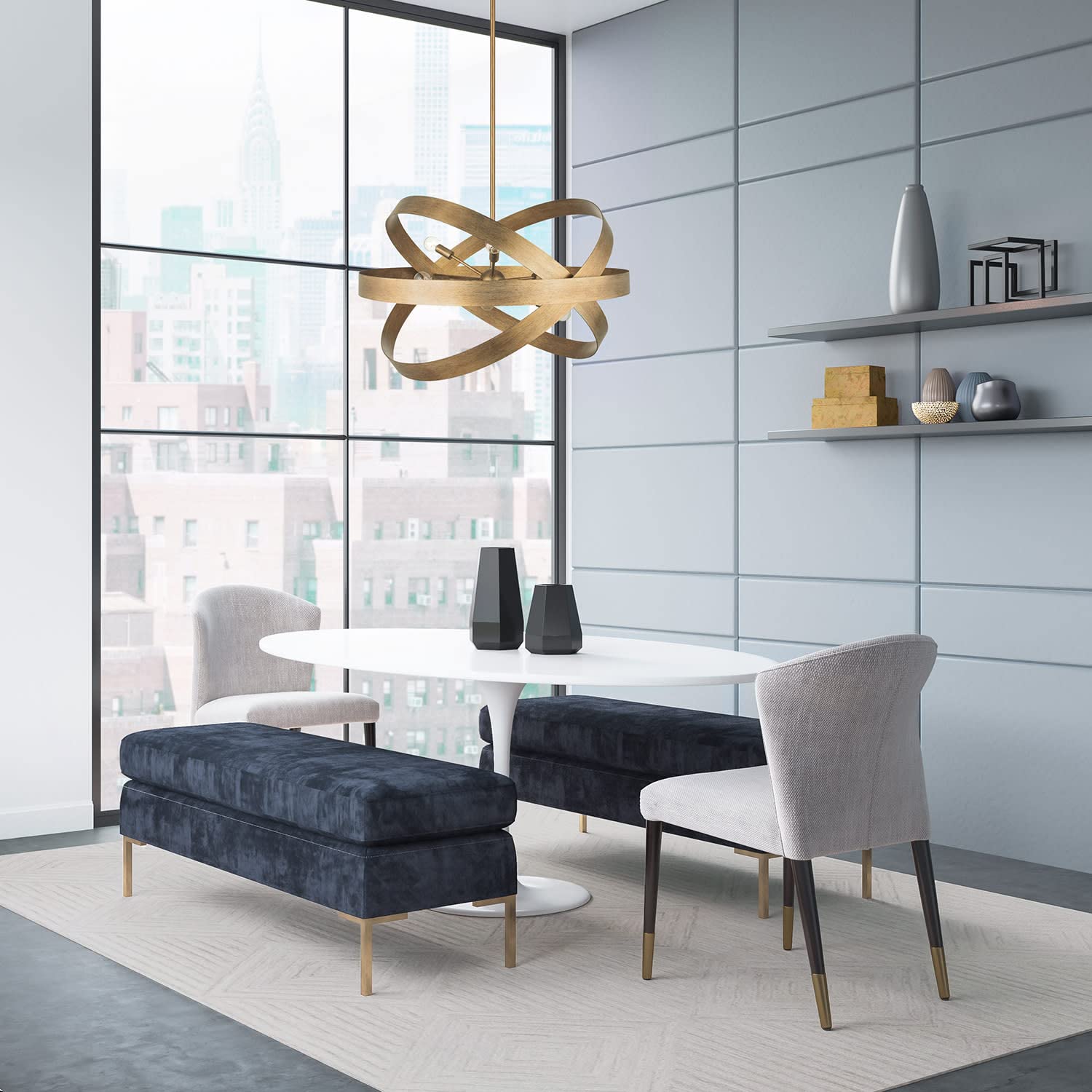 Amazon.com: Capital Lighting 439061ML Jude Modern Geometric Bold