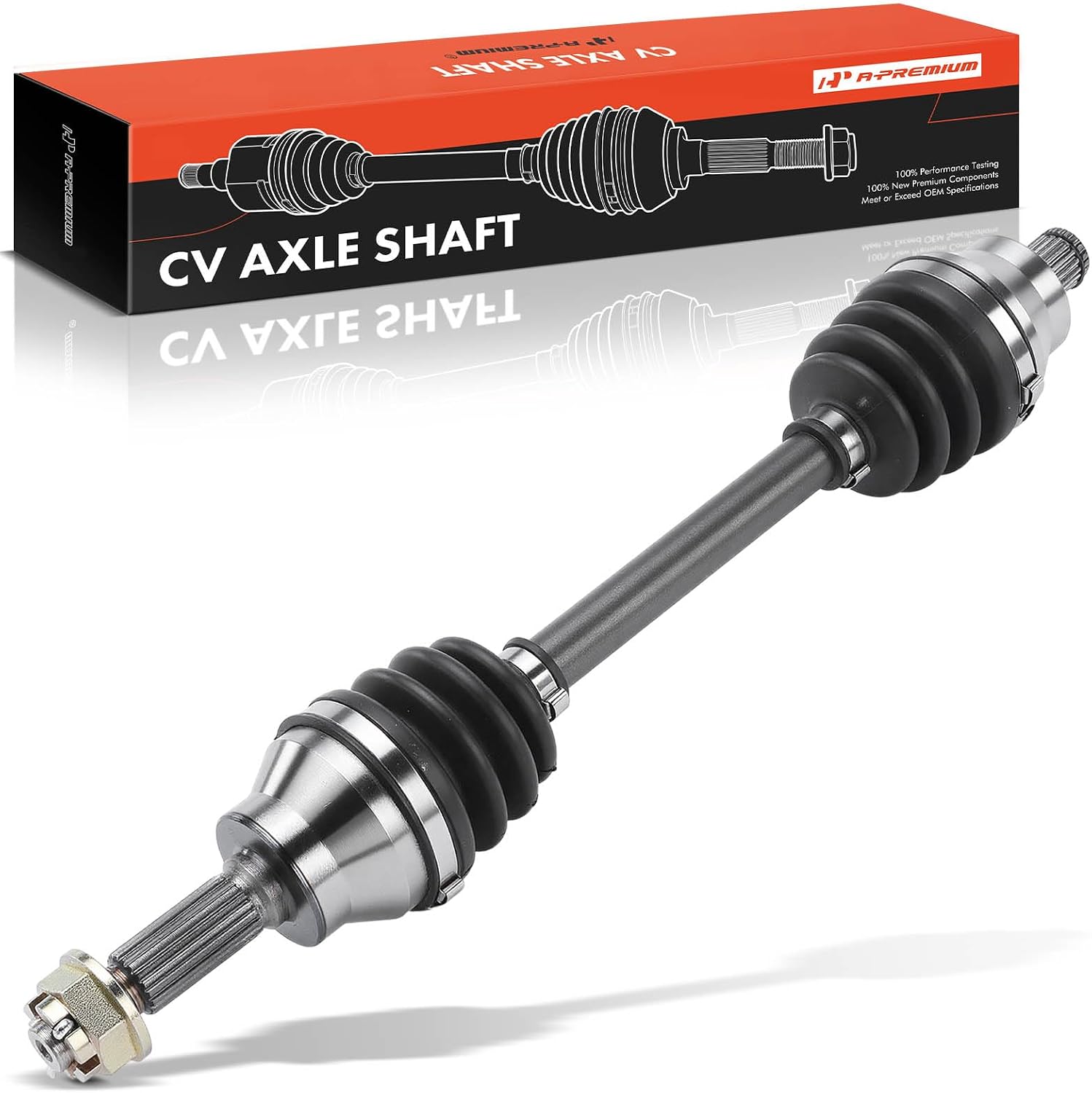 A-Premium CV Axle Shaft Assembly Compatible with Polaris Hawkeye 300 2006-2007, Sportsman 300 2008-2010, Sportsman 400 4x4 HO 2008-2010, Front Driver or Passenger Side, Replace# 1332340