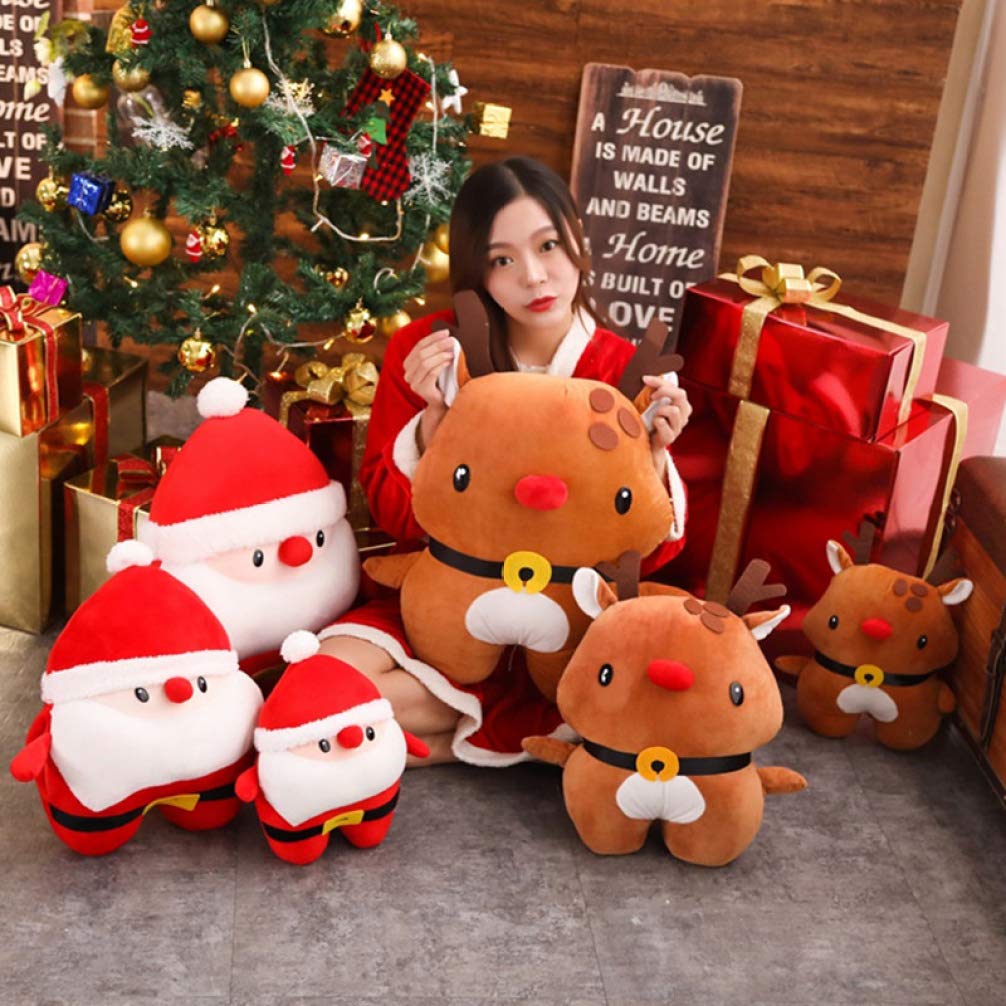 Amazon.co.jp: ぬいぐるみ サンタ トナカイ クリスマス プレゼント 