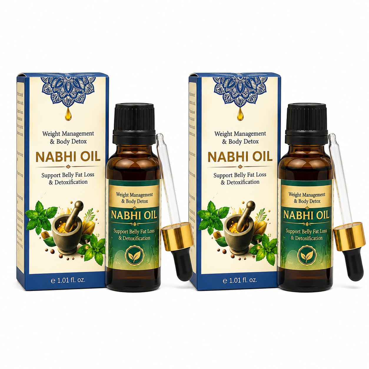 Nabhi Oil for Weight Management & Body Detox 30ml | Ayurvedic Herbal Belly Button Oil | Supports Digestive Wellness, Metabolism Balance, Relaxation & Daily Self-Care for Men & Women (PACK OF 2)-image-23