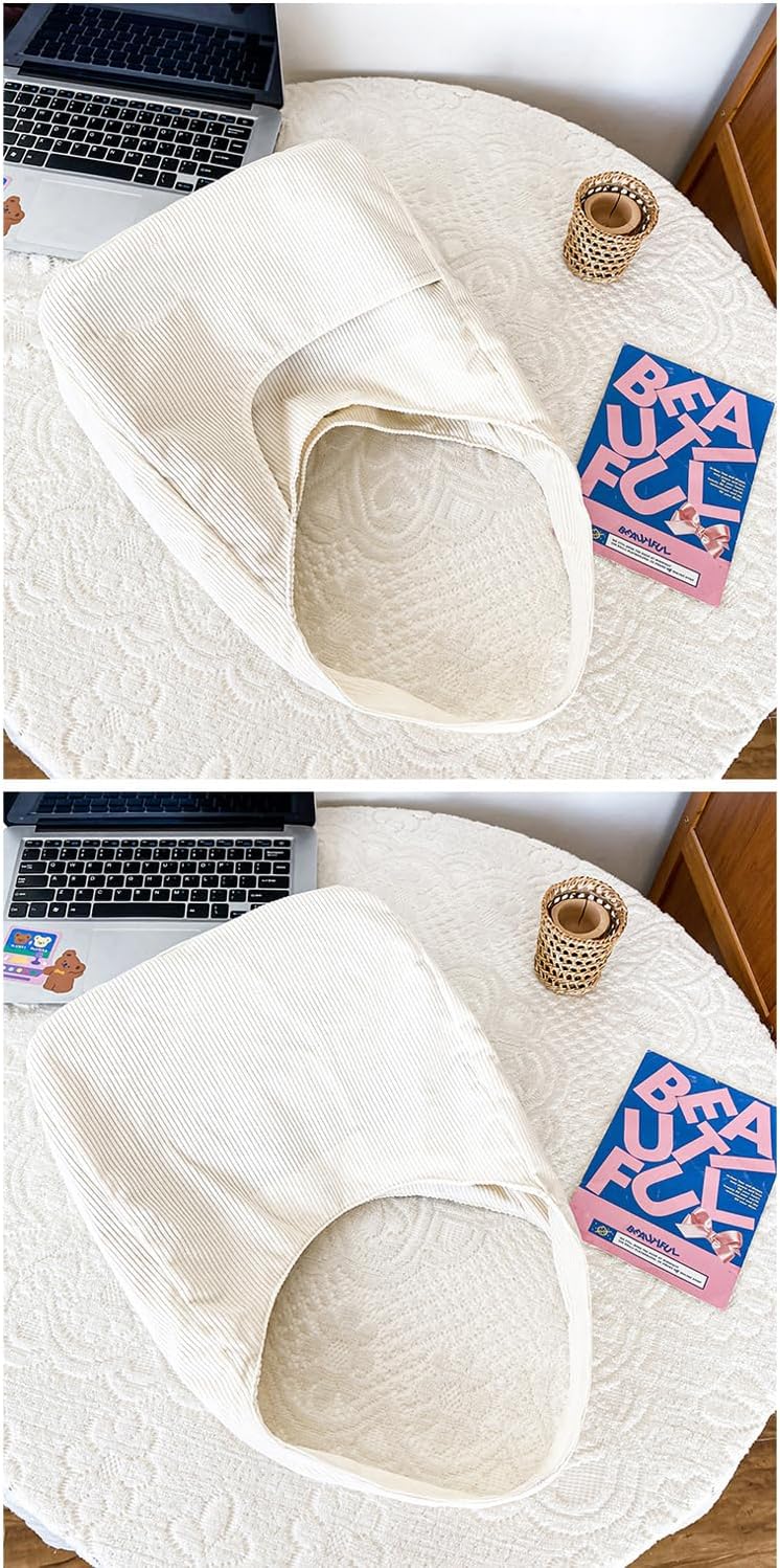 Ulisty Women Corduroy Hobo Bag Wide Strap Shoulder Bag Casual Tote Bag Shopper Purse Handbag - Image 7