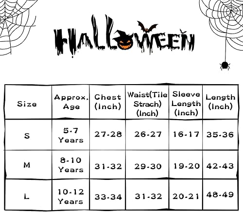 Vista 6 de Royal Vampire Costume for Girls Halloween Gothic Vampiress Role Play Cosplay Dress Up