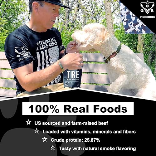 Miniatura 4 de Operation Good Boy - Golosinas para perros Bocados de carne de res de 14 de pulgada Carne natural criada en granja Ingredientes aprobados por la