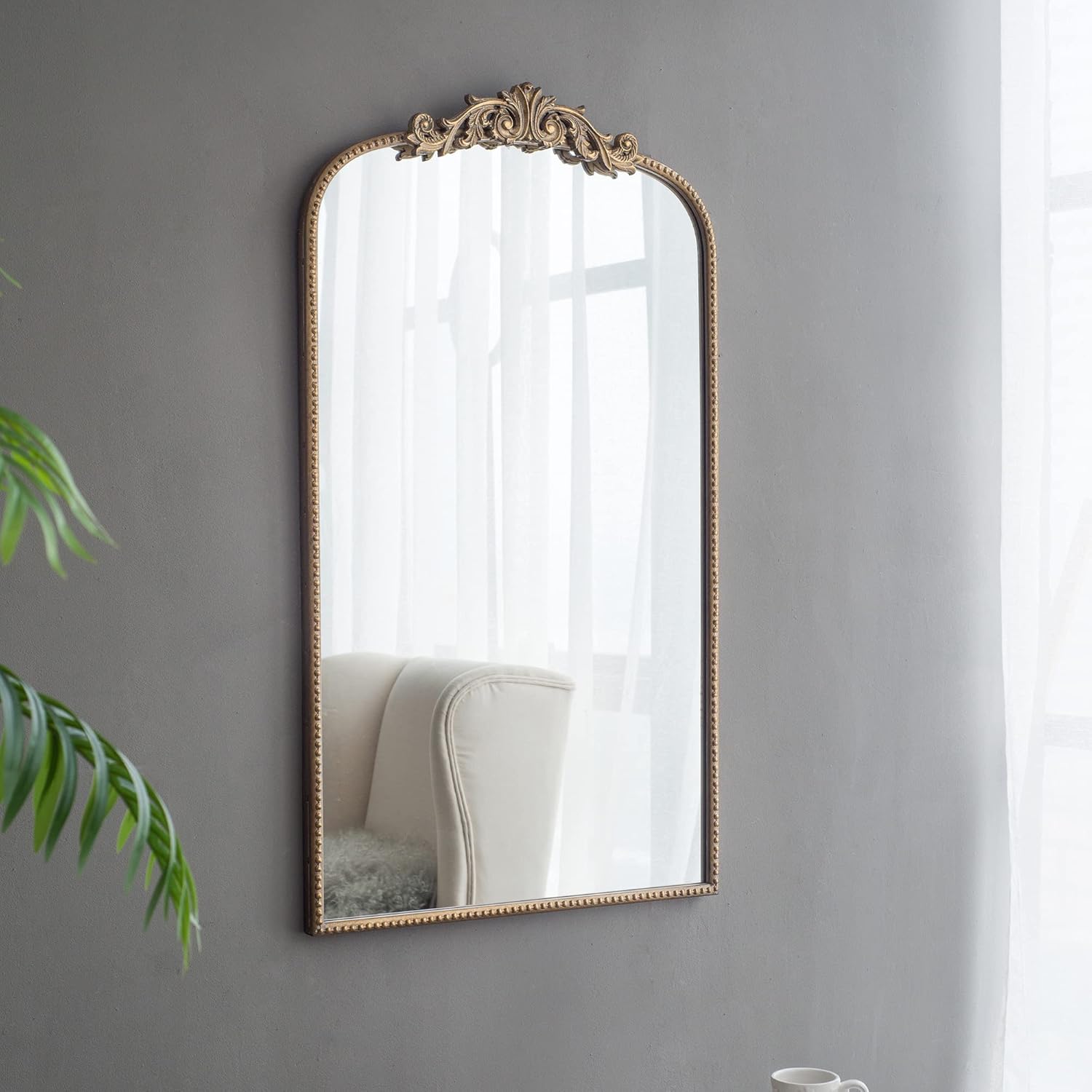 Golden Wall Mirror by A&B Home