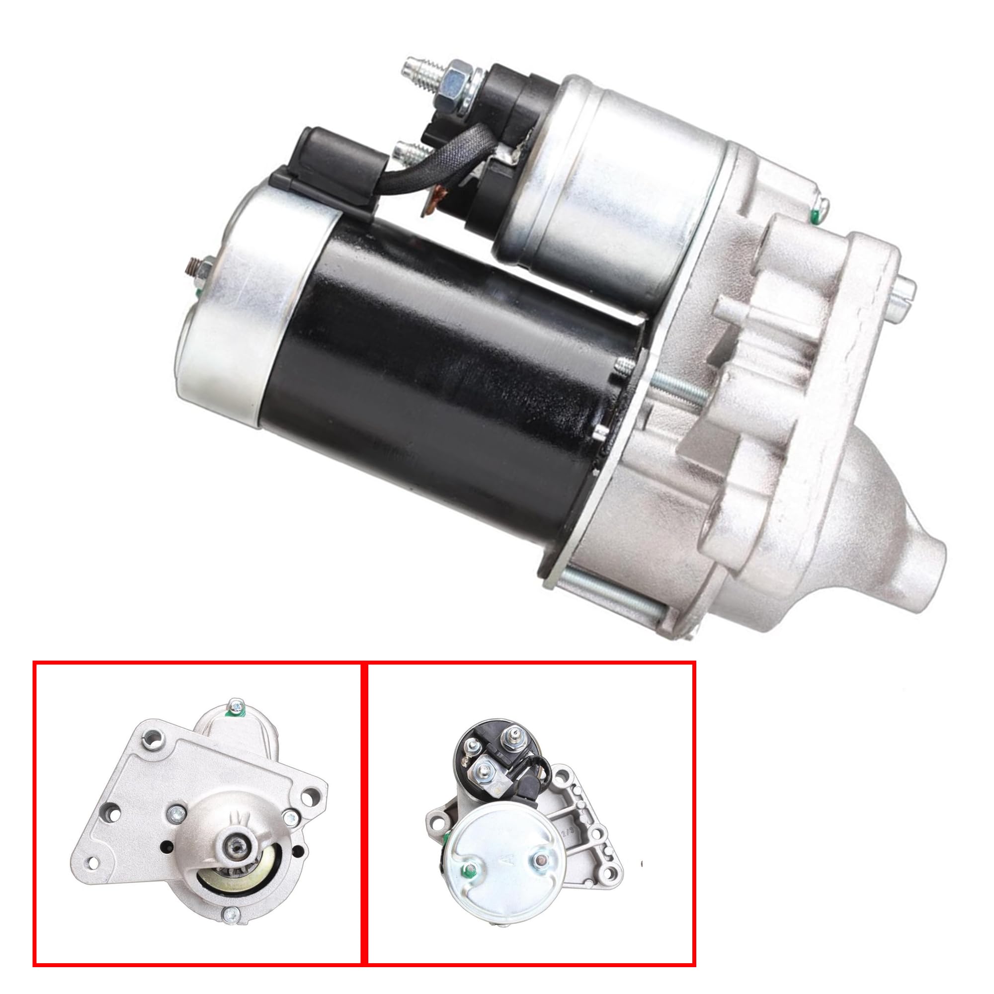 Partsline Démarreur 1,4 kW compatible avec Berlingo, C3, C4, DS3, DS4, 2008, 206, 207, 208, 307, 308, Expert, Partner 1.4/1.5/1.6 HDi - Réf 5802AZ 9640825280
