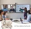 Translation Earphones - AI Translate Earphones 144 Languages, AI Translation Earphones Real Time, 60 Hours Long Life, HiFi Sound Language Translation Device for Travel Learning and Learning Language