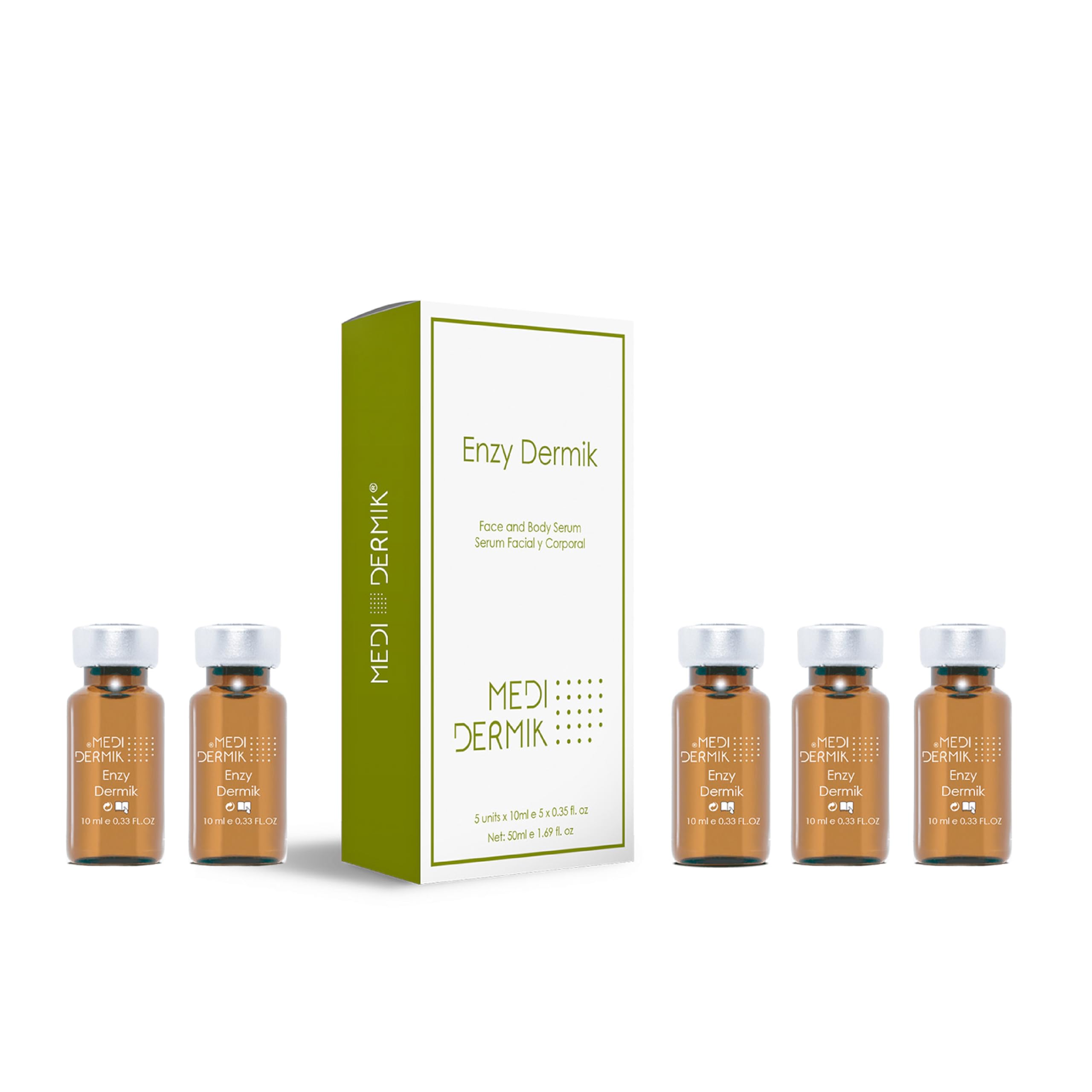 Amazon.com : Enzy Dermik – Enzymatic Body Contouring Solution – 5
