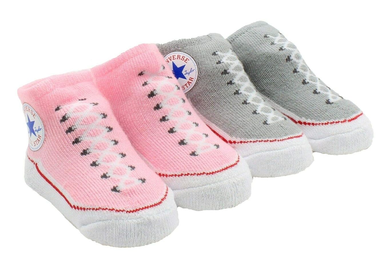 chaussures de bébé⸝⸝⸝⸝♡BOX付 Amazon.com | Converse Infant Baby Chuck Booties 2 Pack (Pink