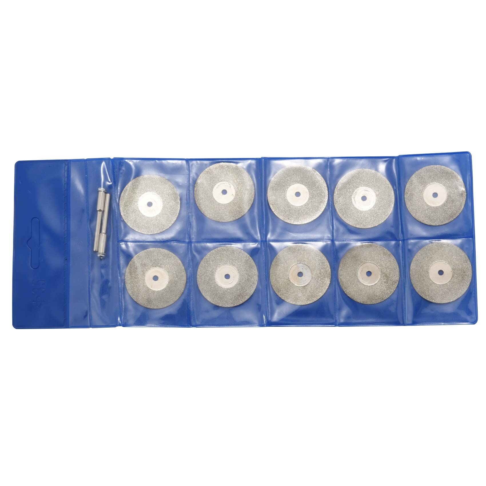 Littimoon 10Pcs Accessories 35mm Cutting Disc for Metal Grinding Wheel Disc Mini Circular Saw for Drill Rotary Tool