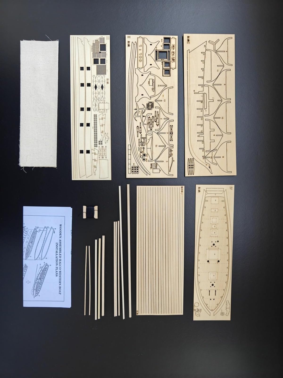 希少 帆船模型資料パーツセット 忍路丸原寸図 帆布 ギヤ 工具 ジャンク