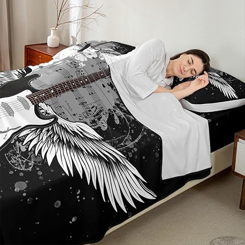 Miniatura 9 de Juego de sábanas de 4 piezas con diseño de corona de dibujos animados, tamaño Queen, King, para parejas, amantes de parejas, adolescentes, mujeres,