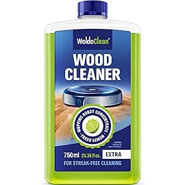 WoldoClean Robot Mop Floor Cleaner Concentrate - safe for Sealed Hardwood, Laminate & LVP Vinyl, 25oz for 75-150 uses