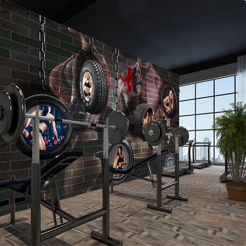 ホーム キッチン マラソン限定 ポイント5倍 ジムの写真の壁紙 美容フィットネススポーツの背景壁の壁画 パーソナリティボクシングジム カスタムステレオ大きな壁画 ジムクラブの装飾 260cm H 4cm W 76kocat0fi Lonaturk Com