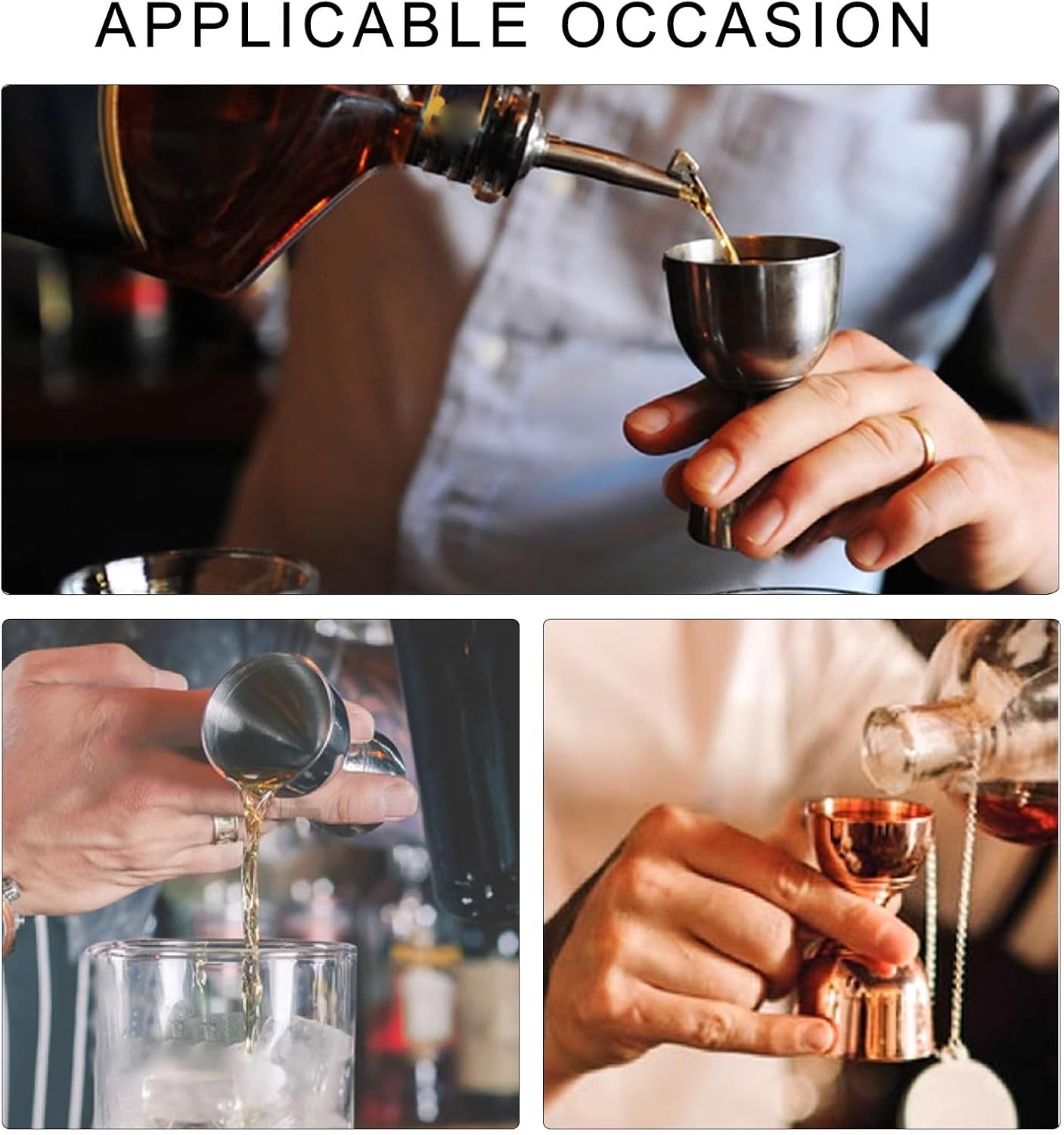 Indian Jigger For Home And Commercial Use Stainless Steel Cocktail Bartending Tool Practical Liquor Measuring Cup Stainless Steel Jigger
