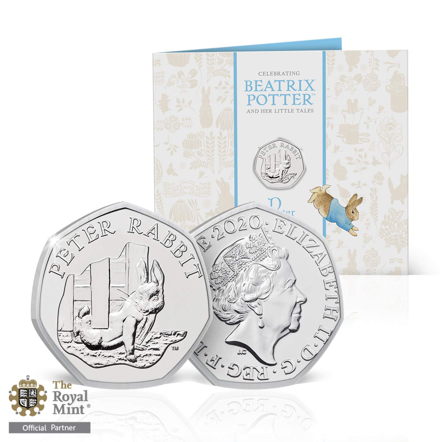 Peter Rabbit 2020 50p Coin Official Royal Mint BU Fifty Pence