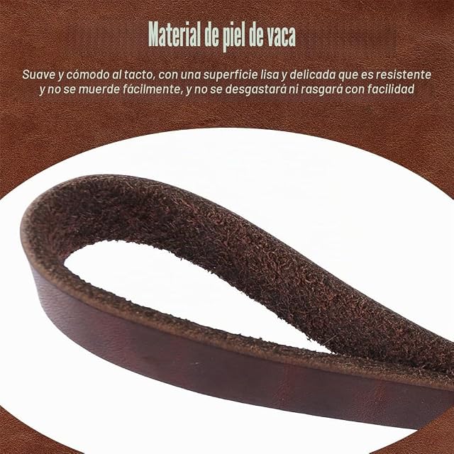 Foto 6 de 8 de Correa de piel para perros de 1,2 m