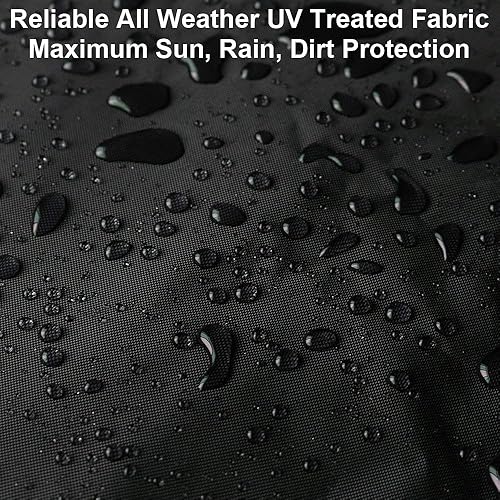 Miniatura 3 de CarCovers - Funda resistente a la intemperie para motos de nieve compatible con Arctic Cat 2017 M 9000 King Cat 162 Special Ed. Paneles de acceso,