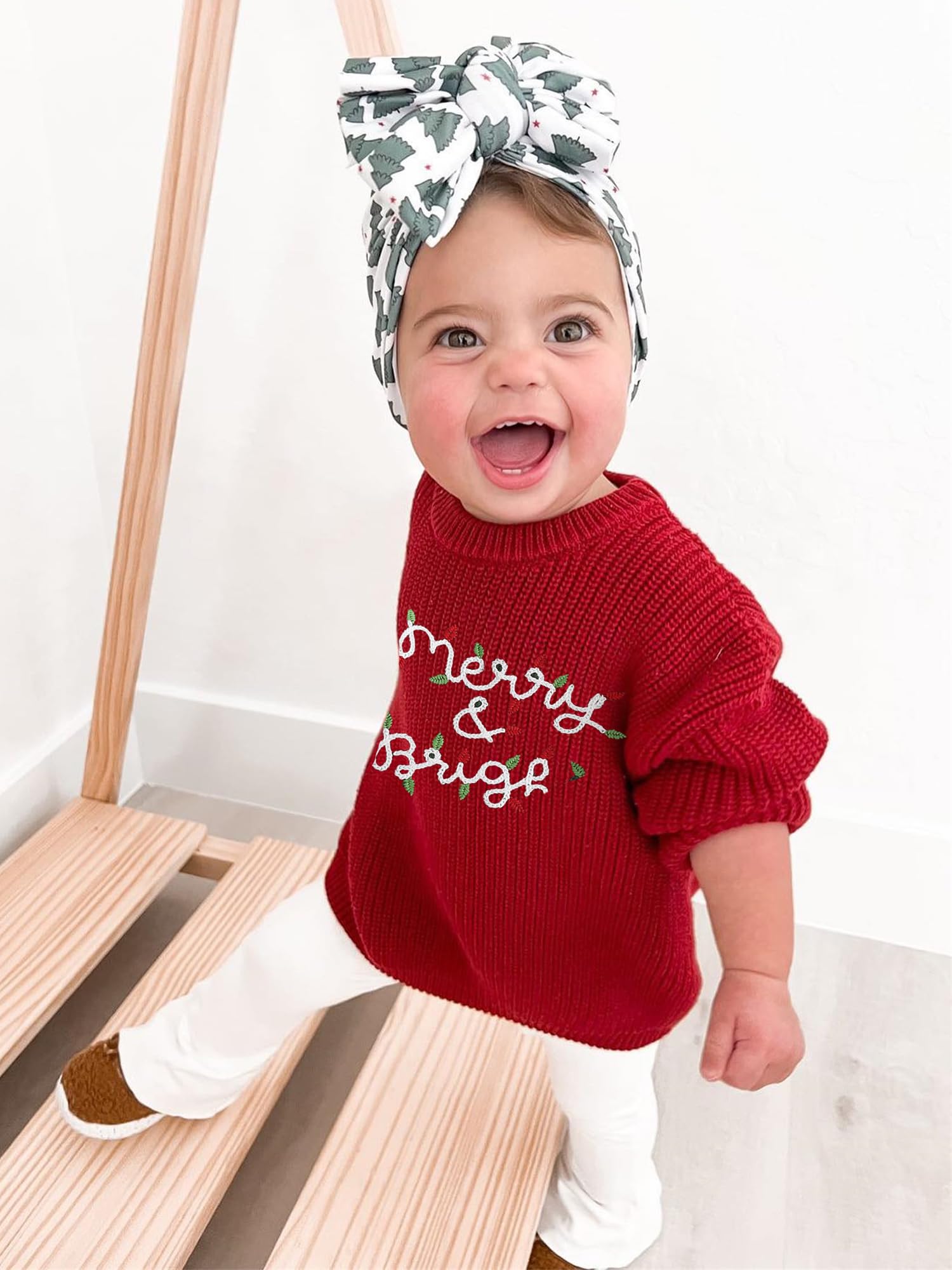 LSFYSZD Bambino Ragazze Ragazzi Ricamo Natale Halloween Zucca Maglioni Manica Lunga Girocollo Inverno Caldo Maglieria Pullover Pullover Top
