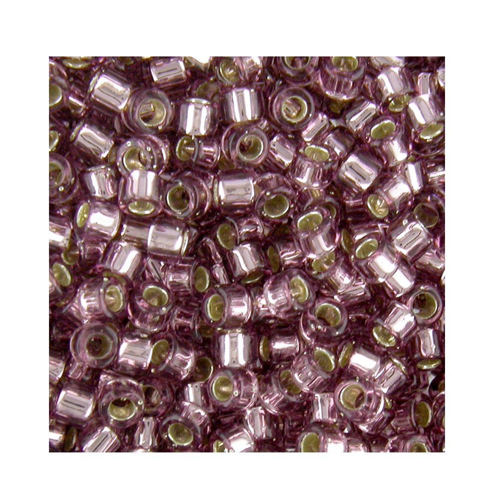 Miyuki Delica Size 11 DB146 Silver Lined Amethyst Qty 5 Grams