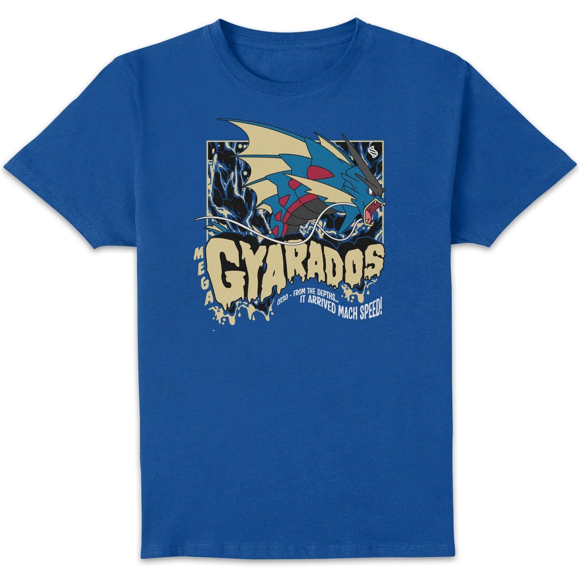 Zavvi Unisex Blue Pok�Mon Mega Gyarados T-Shirt - L
