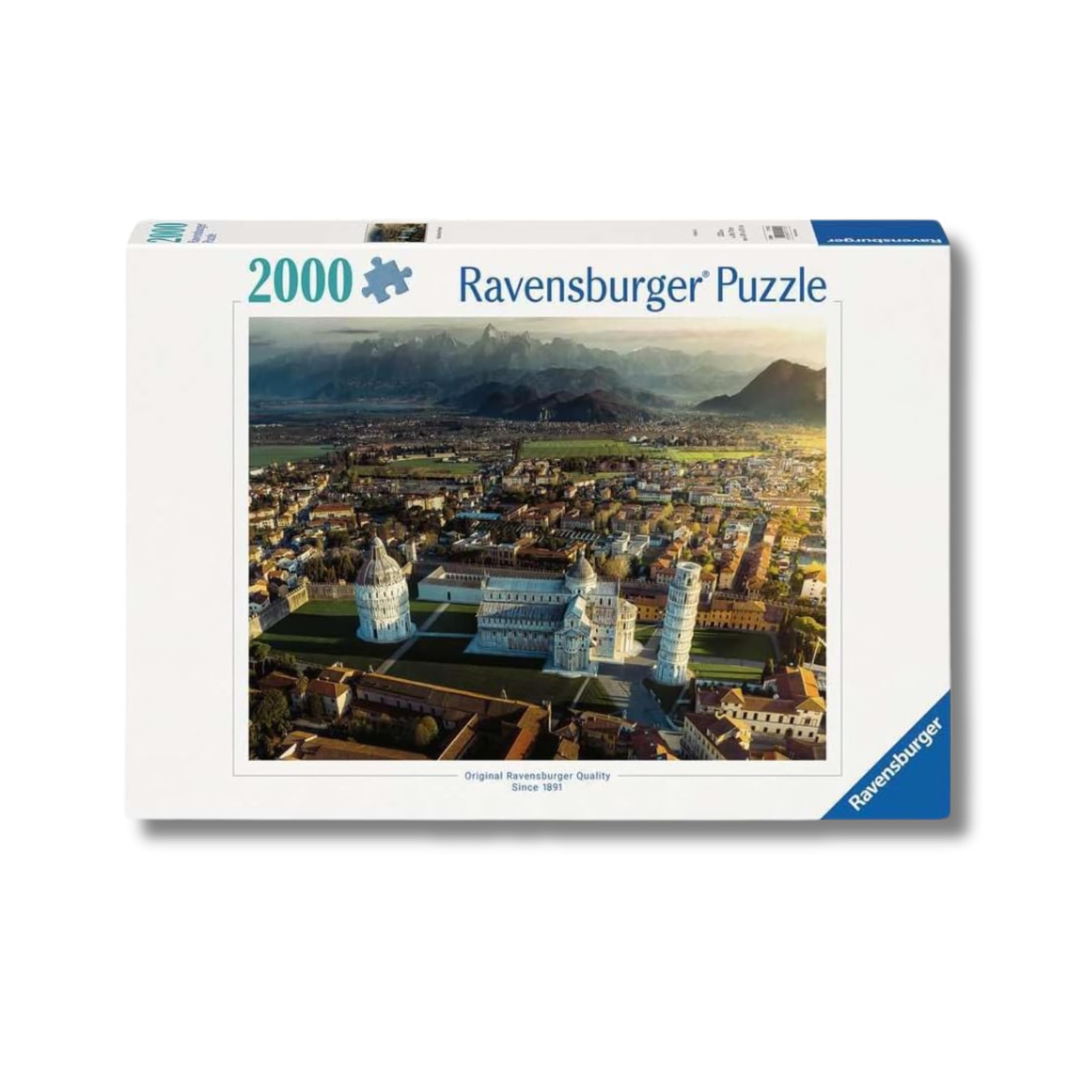 Ravensburger - Puzzle 2000 Pezzi Pisa E I Monti Pisani | Puzzle 2000 Pezzi | Rompicapo Adulti E Bambini dai 14 Anni in su | Regalo per Bambini E Adulti | Misure 98x75cm | Tecnologia Soft-Click