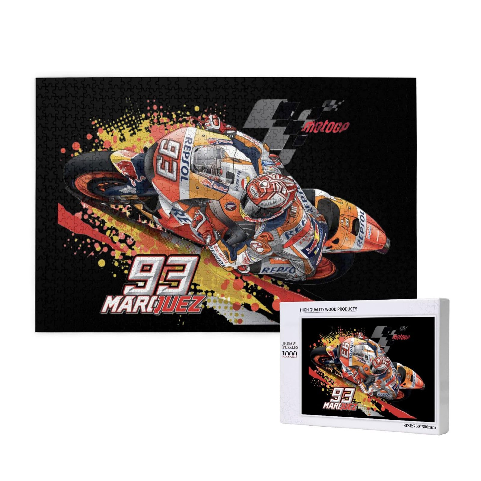 Amazon.co.jp: ジグソーパズル マルク・マルケス Motogp 93 1000ピース