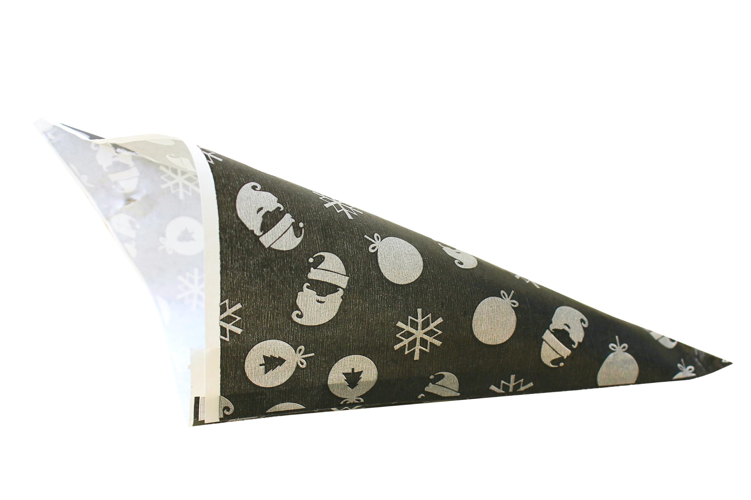 Spitztüten aus Papier Motiv: "WICHTEL SILBER" Länge ca. 19 cm für ca. 125 g Inhalt (1000 Stück)