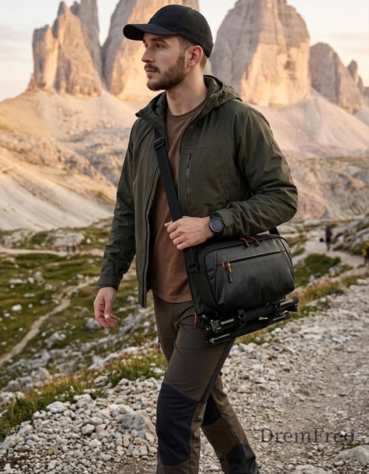 Borsa Monospalla Fotocamera Impermeabile Oxford Messenger Divisori #514 (Messenger Classico)