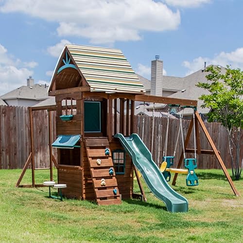 Miniatura 7 de Juego de toldo de repuesto de 43 x 90 pulgadas, juego de lona de repuesto, lona de repuesto impermeable 600d Oxford, accesorios de patio de recreo