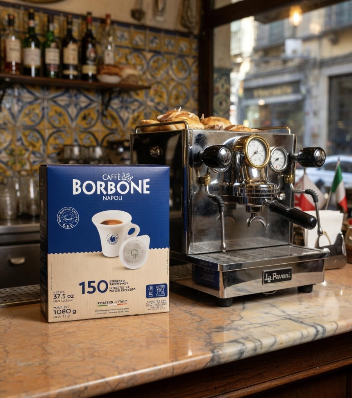 Caffe Borbone ESE Coffee Pod,Miscela Blu (150 Pods) Espresso From Italy.