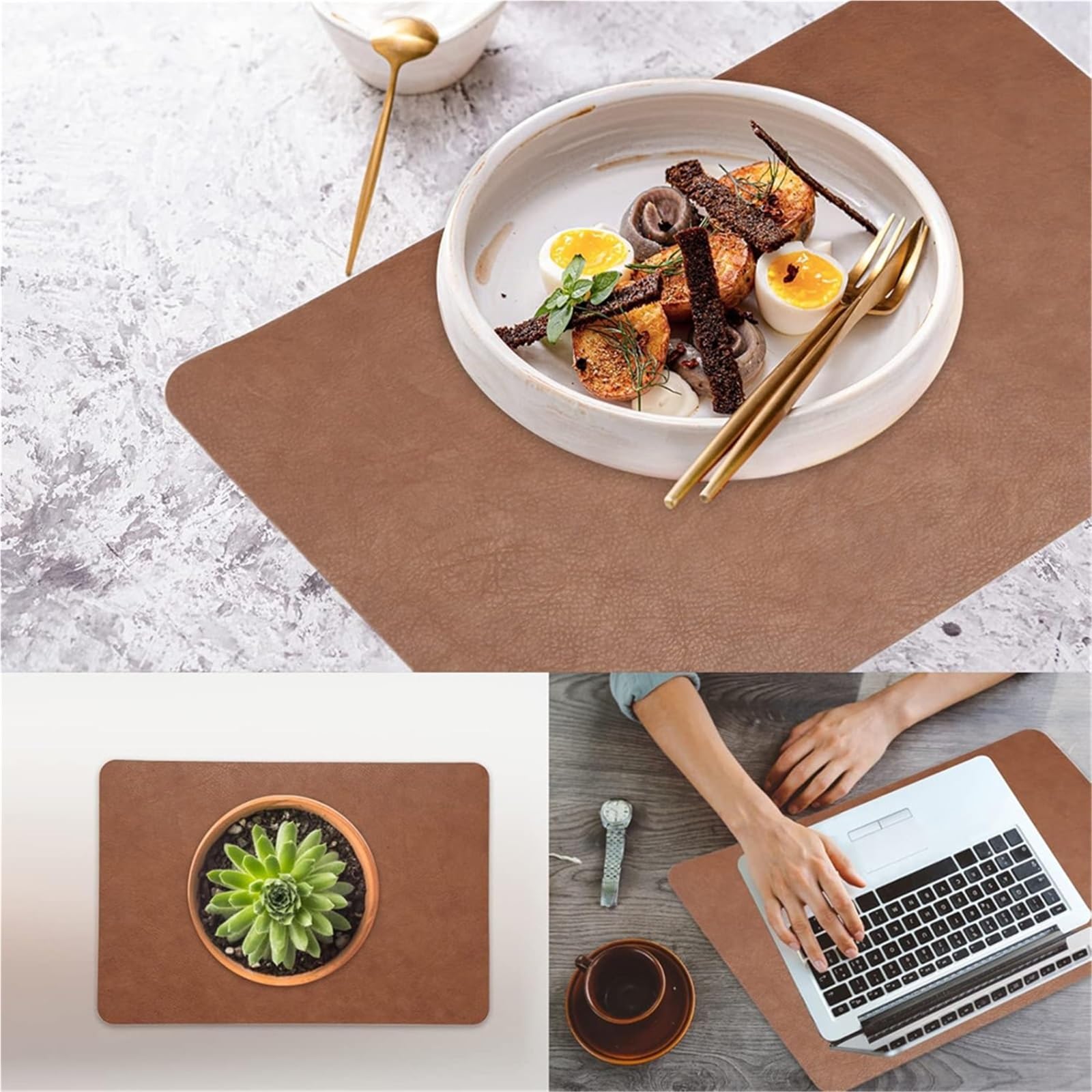 Sets de Table en Simili Cuir