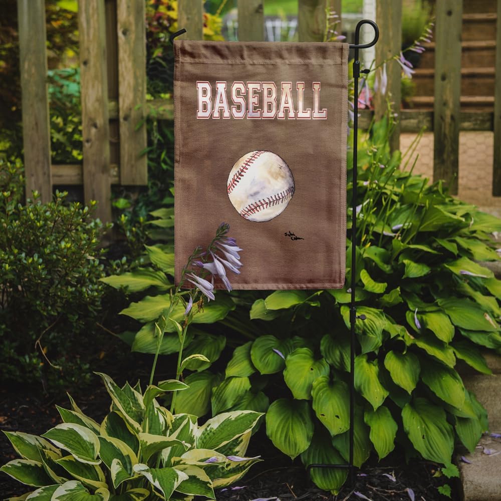 Caroline's Treasures 8485GF Baseball Garden Flag Mailbox Flag Decorative Yard Flag Banner Outside Patio Artwork Yard Flower Beds, Garden Size, Multicolor