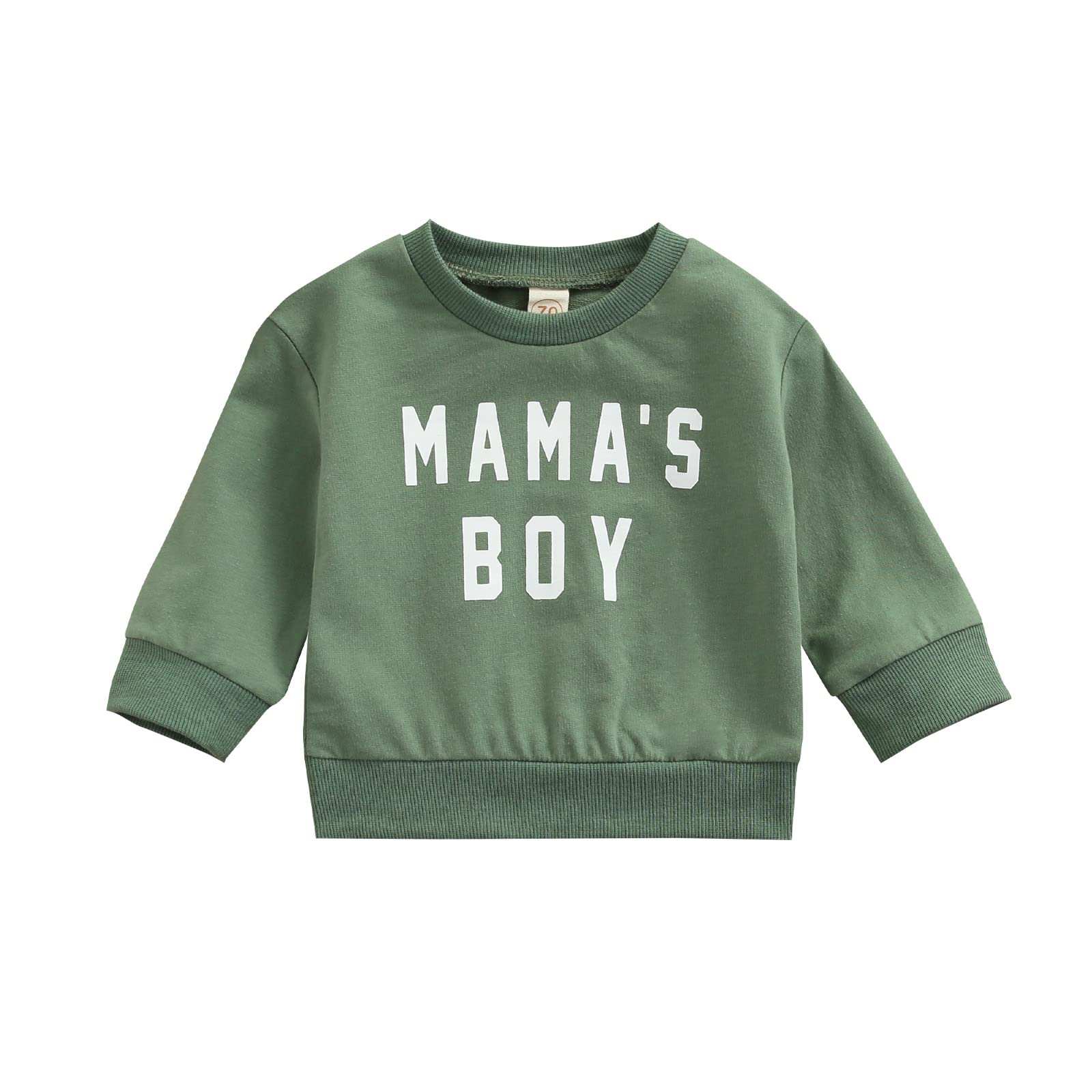 Newborn Infant Baby Boys Pullover Dad's Little Dude Sweatshirt Long Sleeve Casual Sweater Fall Clothes