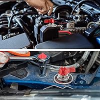 Vista 6 de Interruptor de desconexión de batería de alta corriente 300A, interruptor maestro de corte de energía de batería 12-24V, aislador, interruptor