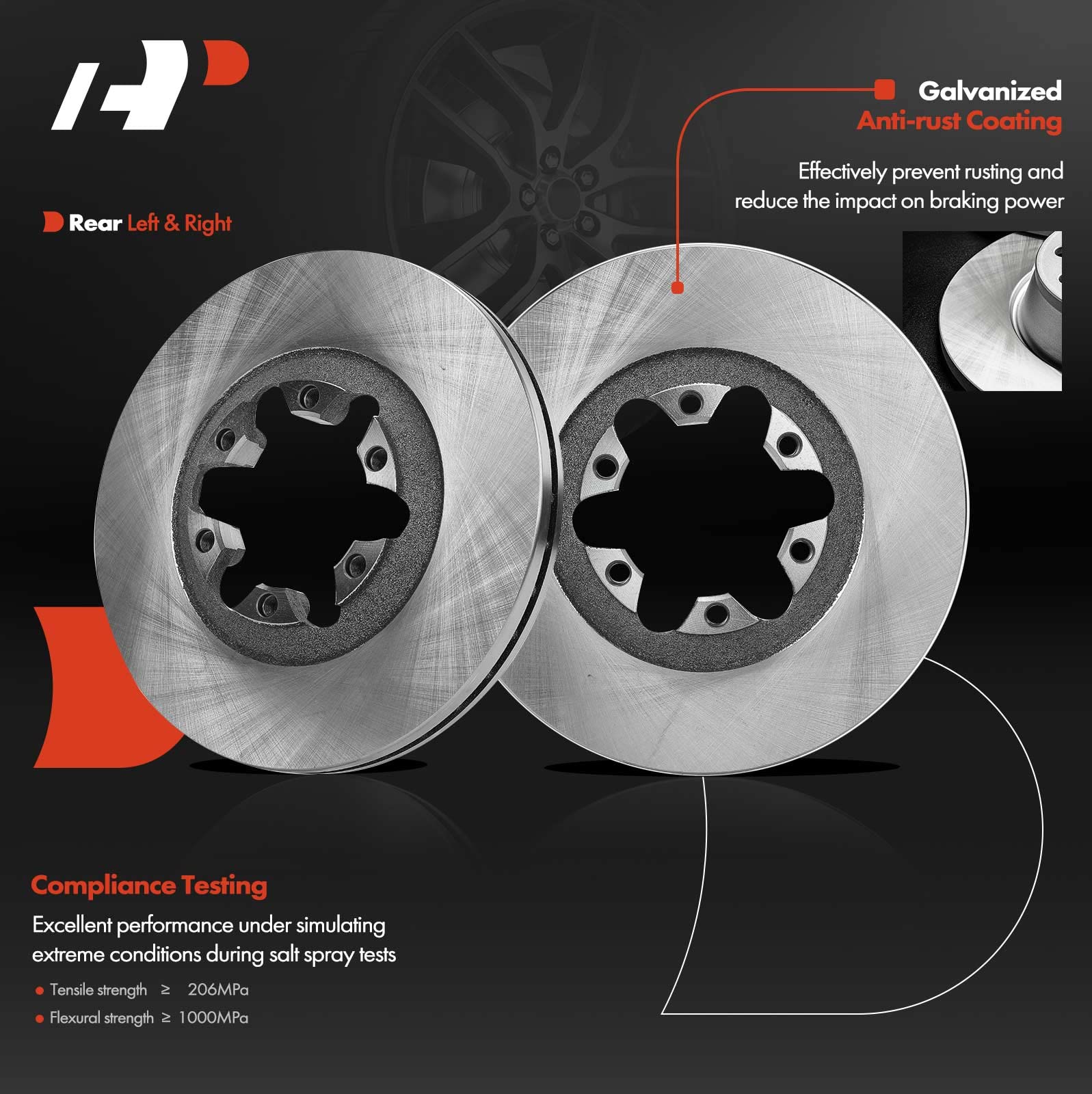 EBC Premium Front Rotors (280x26mm) | 80-81 Chevrolet Camaro 2nd Gen 3.8 main image 0