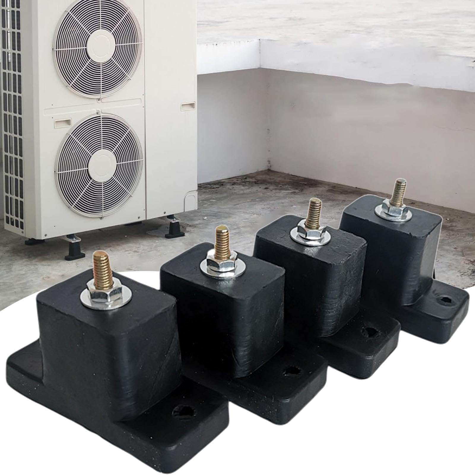 FUANA 4 Piedini Antivibrazioni Per Pompa Di Calore Aria - Foto 3