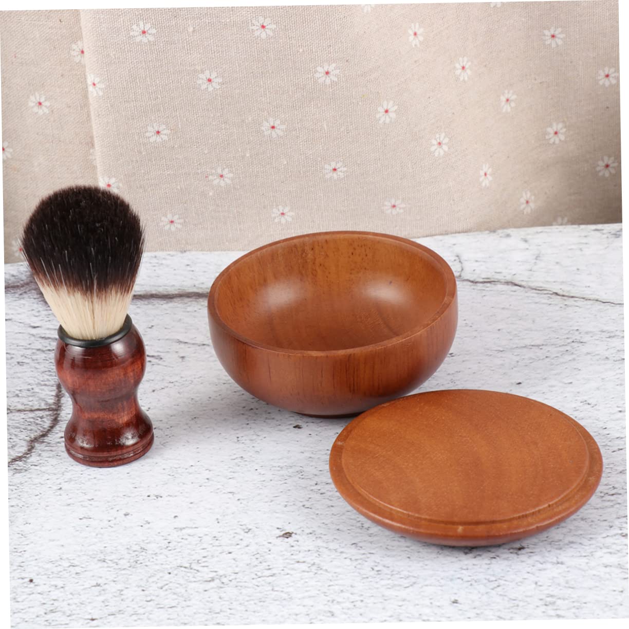 Angoily Rasatura per Barba Uomo Spazzola da Barba e Ciotola Strumento per Pulizia Viso Completo Realizzato in Materiale