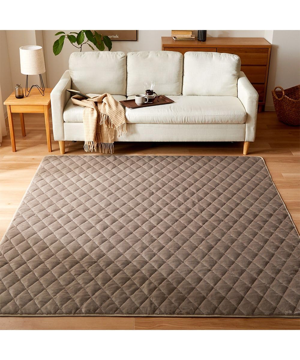 ツイストシャギーラグ　レーベン2　シルバー　130×185cm　新品未使用 当店オリジナル商品】手洗いで洗える。国産高機能ラグ『レーベン
