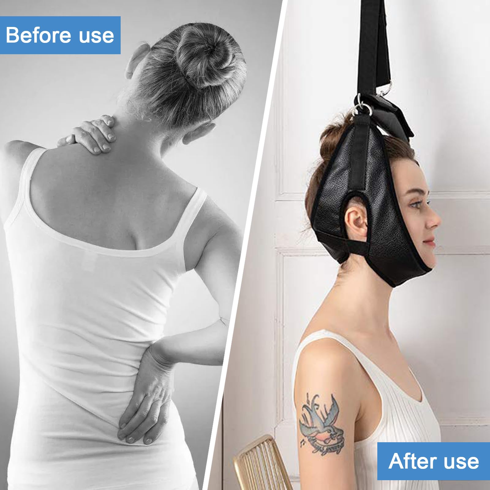 Dispositivo Di Trazione Cervicale Del Collo per Terapia Fisica, Barella Di Porta, Con Sollievo Dal