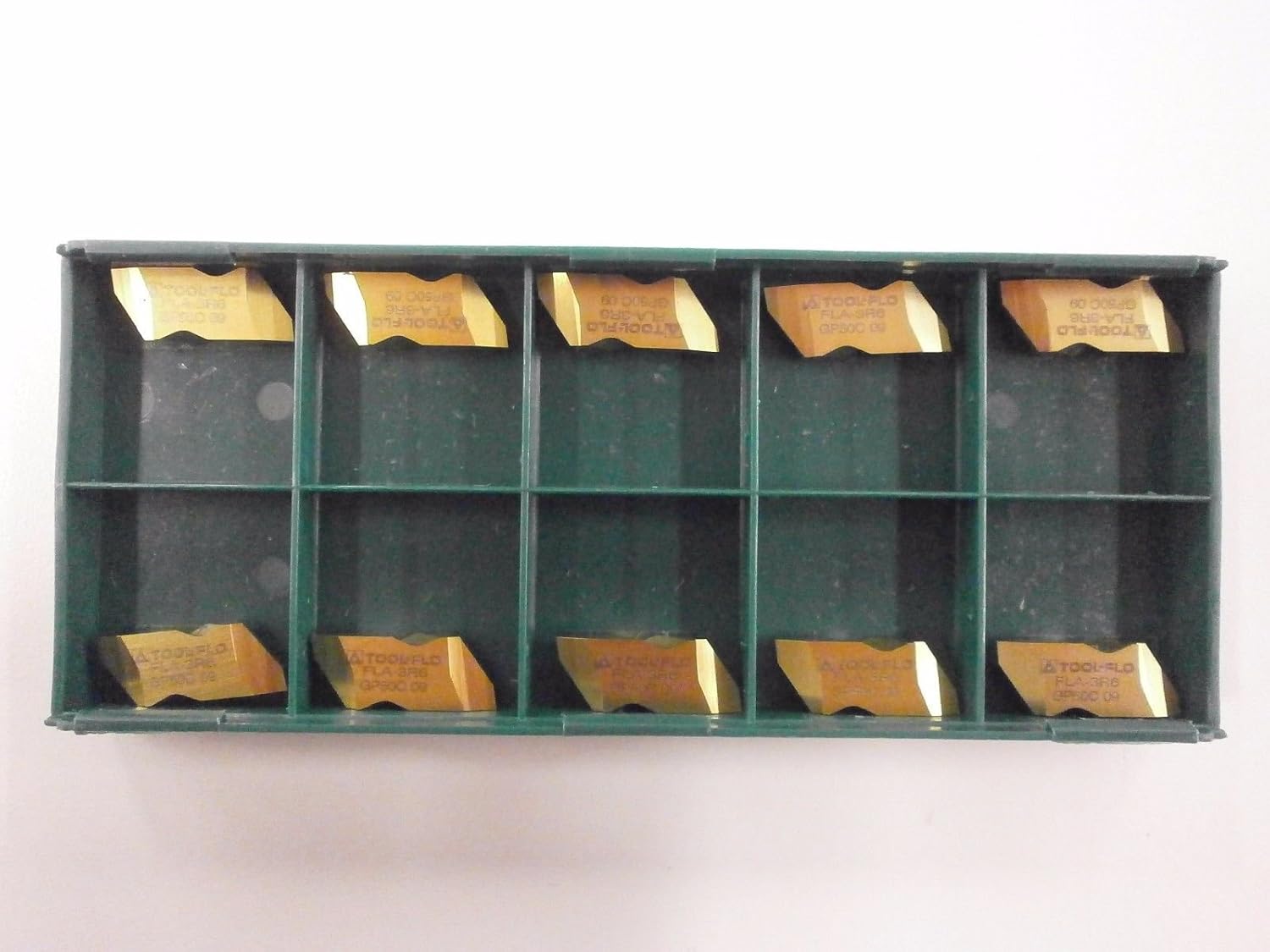 10pc) ToolFlo FLA 3R6 GP50 Top Notch Carbide Acme Threading Inserts NA 3R6 GP50C Tool Flo