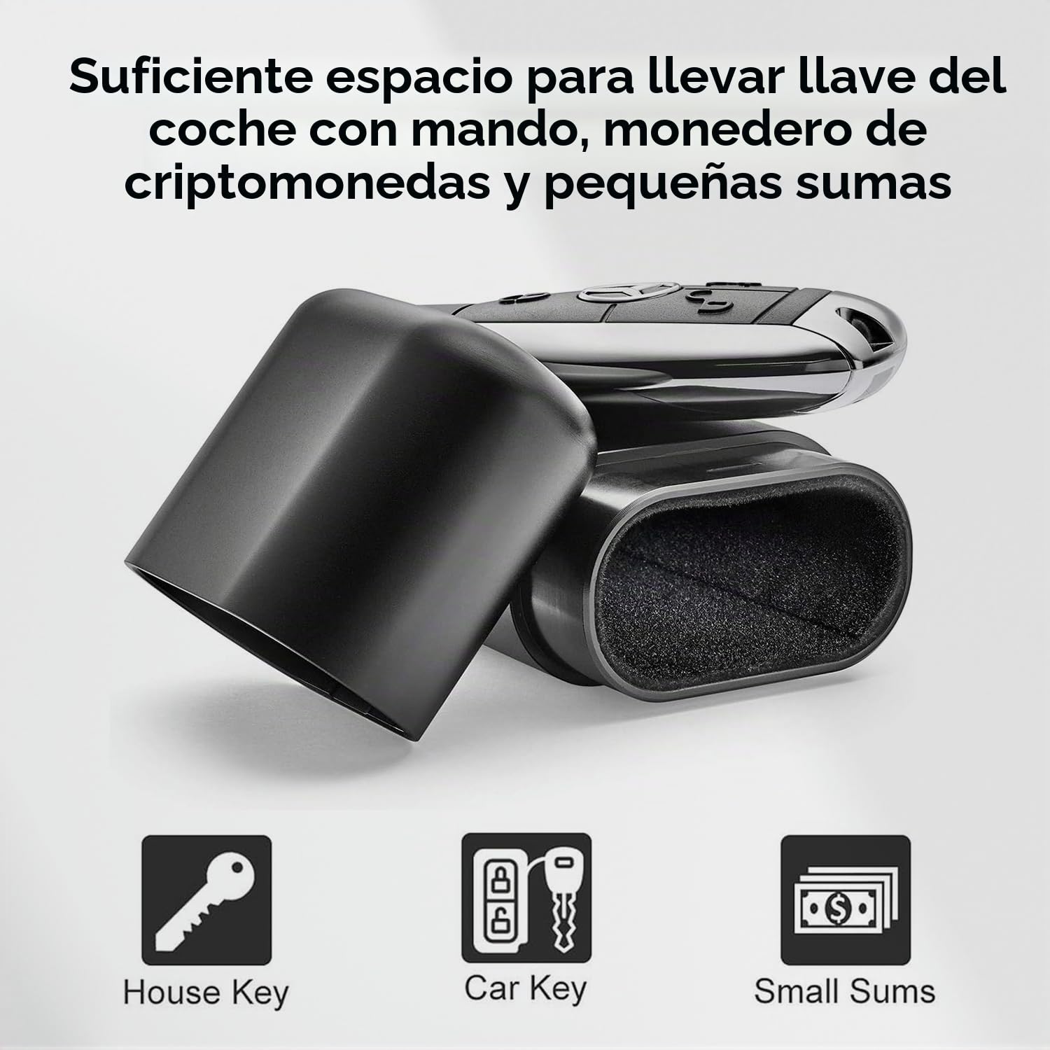 Caja de bloqueo de señal RFID premium - Escudo de señal de Faraday para llave de coche inteligente, estuche de bloqueo RFID