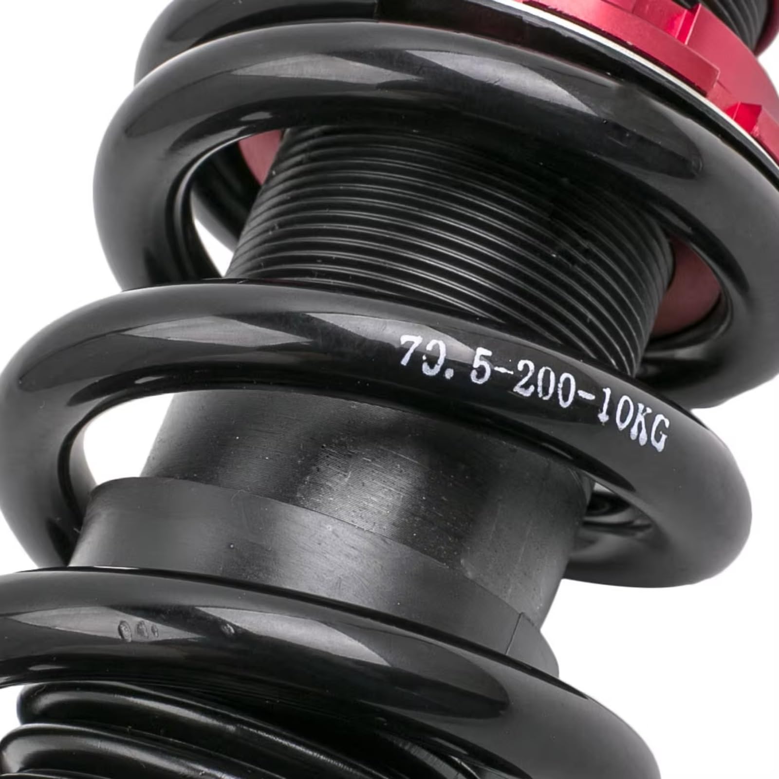 Assetto filettato Compatibile con BMW per Serie 5 E60 2004 2005 2006 2007 2008 2009 2010 523 525 528 530 535 Coilovers Ammortizzatore Struts Rosso Accessori Auto